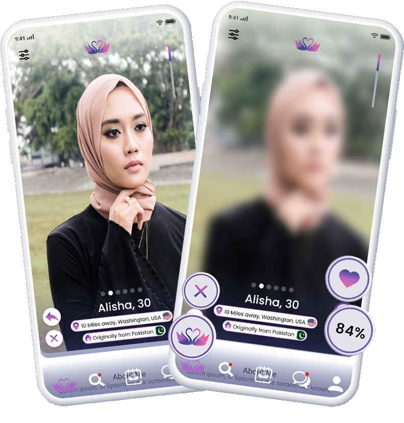 Free Islamic dating app private picture.